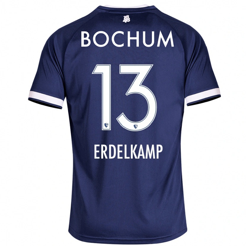 Danxen Herren Luca Erdelkamp #13 Dunkelblau Heimtrikot Trikot 2024/25 T-Shirt Schweiz