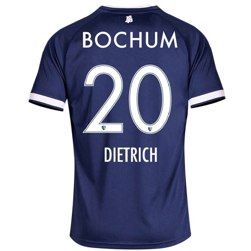 Danxen Herren Sam Dietrich #20 Dunkelblau Heimtrikot Trikot 2024/25 T-Shirt Schweiz