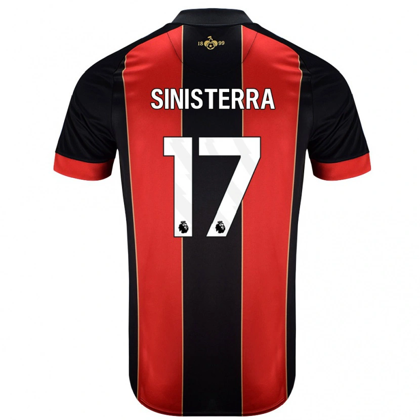 Danxen Herren Luis Sinisterra #17 Rot Schwarz Heimtrikot Trikot 2024/25 T-Shirt Schweiz