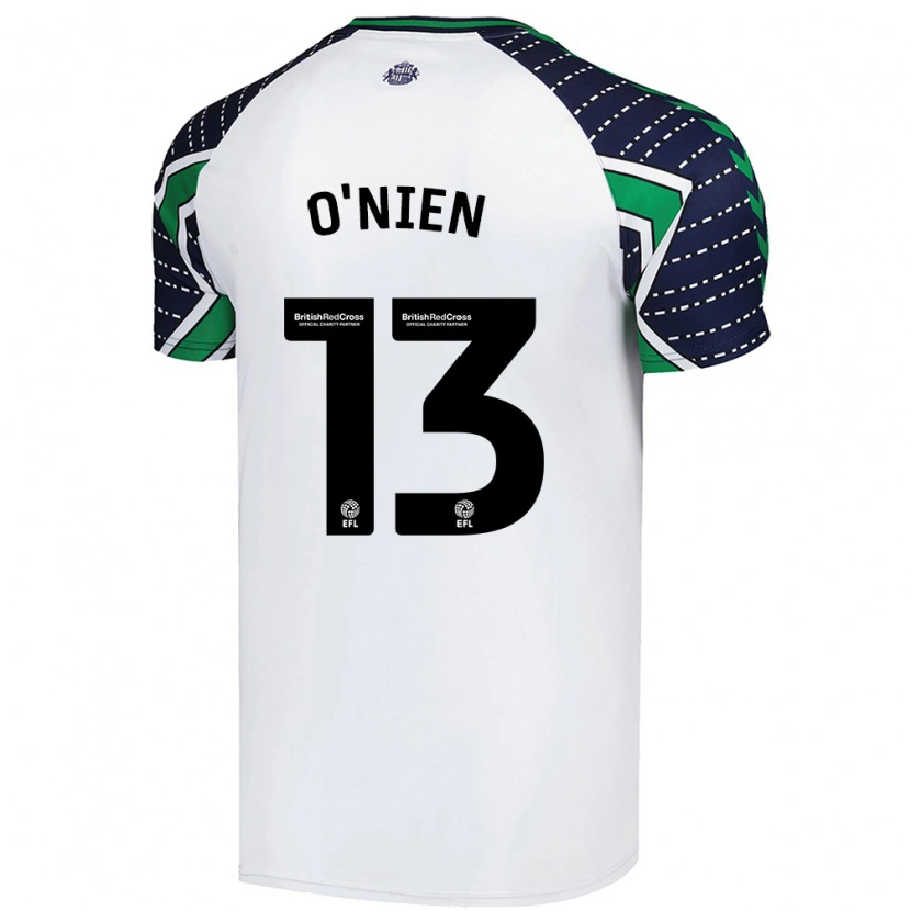 Danxen Herren Luke O'nien #13 Weiß Auswärtstrikot Trikot 2024/25 T-Shirt Schweiz