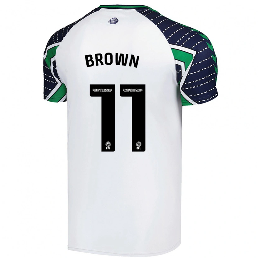 Danxen Herren Jessica Brown #11 Weiß Auswärtstrikot Trikot 2024/25 T-Shirt Schweiz