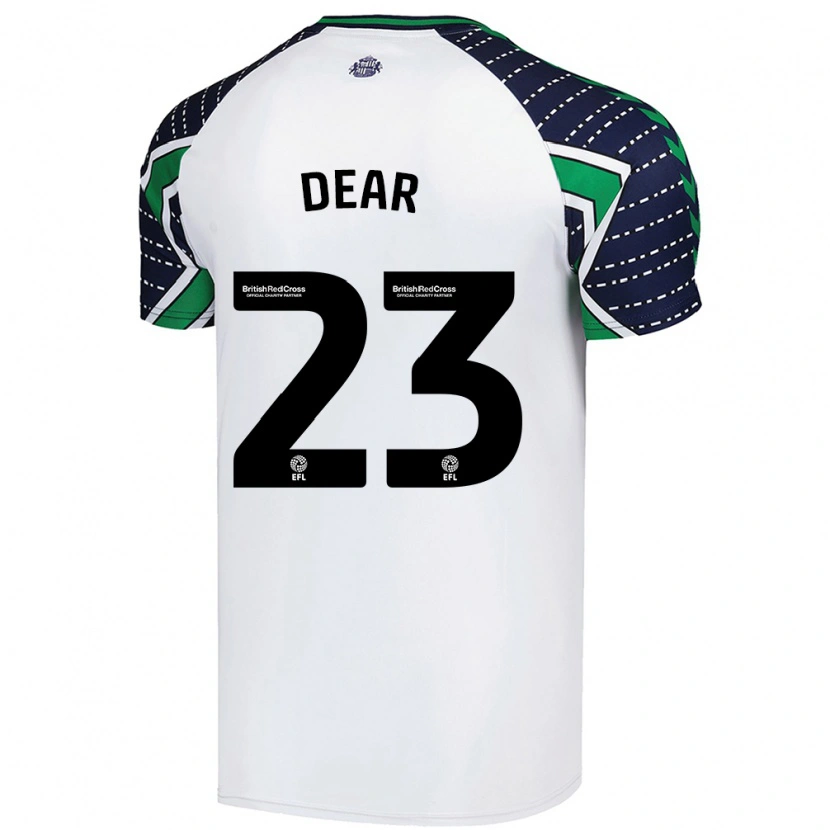 Danxen Herren Jenna Dear #23 Weiß Auswärtstrikot Trikot 2024/25 T-Shirt Schweiz