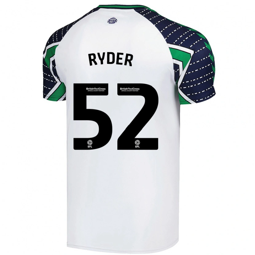 Danxen Herren Joe Ryder #52 Weiß Auswärtstrikot Trikot 2024/25 T-Shirt Schweiz