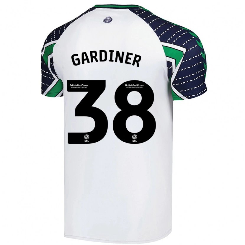 Danxen Herren Harry Gardiner #38 Weiß Auswärtstrikot Trikot 2024/25 T-Shirt Schweiz