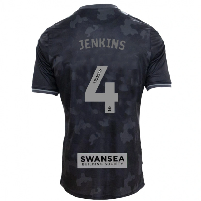 Danxen Herren Shaunna Jenkins #4 Schwarz Auswärtstrikot Trikot 2024/25 T-Shirt Schweiz