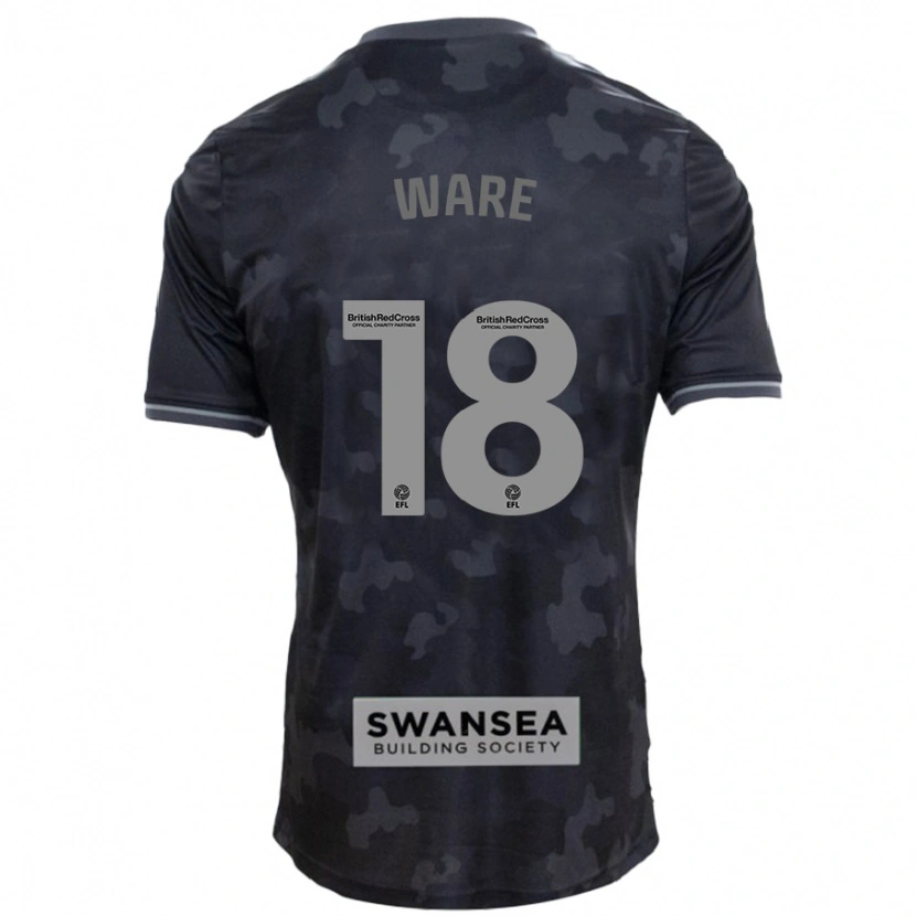 Danxen Herren Phoebe Ware #18 Schwarz Auswärtstrikot Trikot 2024/25 T-Shirt Schweiz