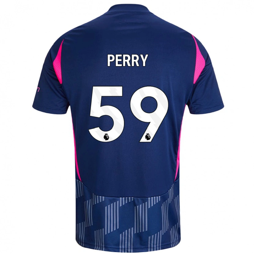 Danxen Herren Ben Perry #59 Königsblau Rosa Auswärtstrikot Trikot 2024/25 T-Shirt Schweiz