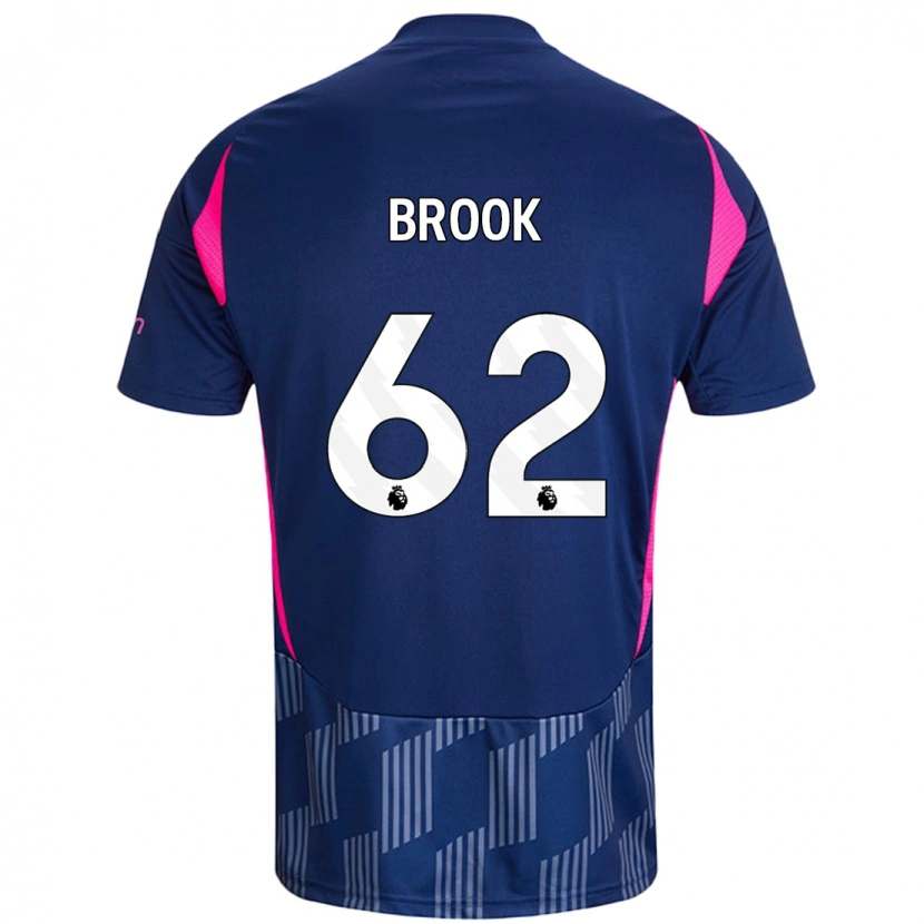 Danxen Herren Will Brook #62 Königsblau Rosa Auswärtstrikot Trikot 2024/25 T-Shirt Schweiz