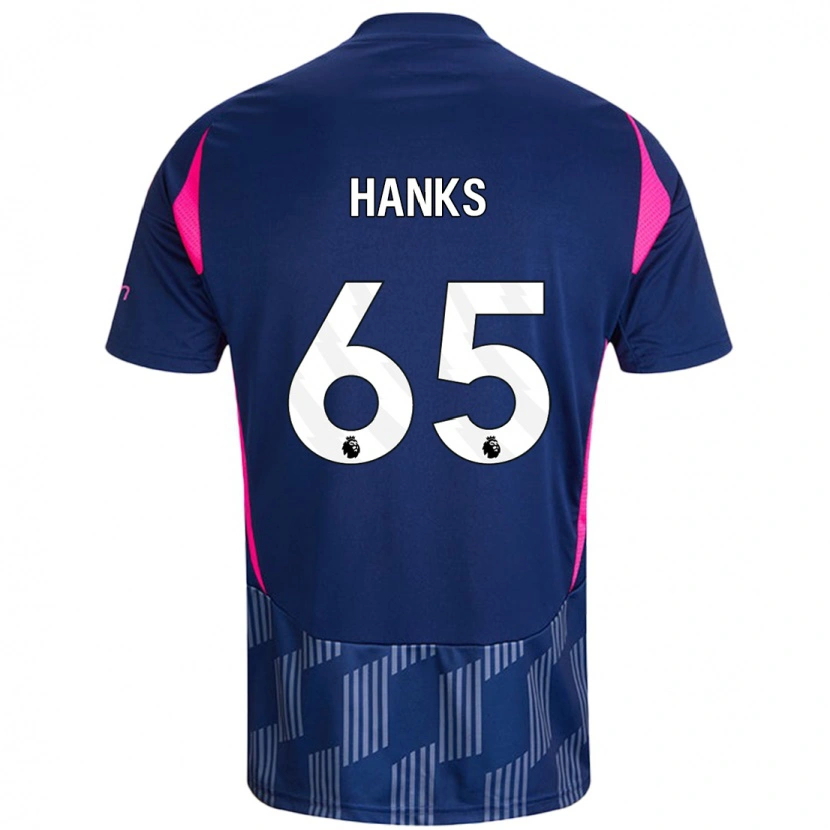 Danxen Herren Justin Hanks #65 Königsblau Rosa Auswärtstrikot Trikot 2024/25 T-Shirt Schweiz