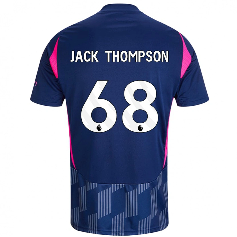 Danxen Herren Jack Thompson #68 Königsblau Rosa Auswärtstrikot Trikot 2024/25 T-Shirt Schweiz