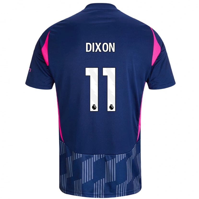 Danxen Herren Chloe Dixon #11 Königsblau Rosa Auswärtstrikot Trikot 2024/25 T-Shirt Schweiz