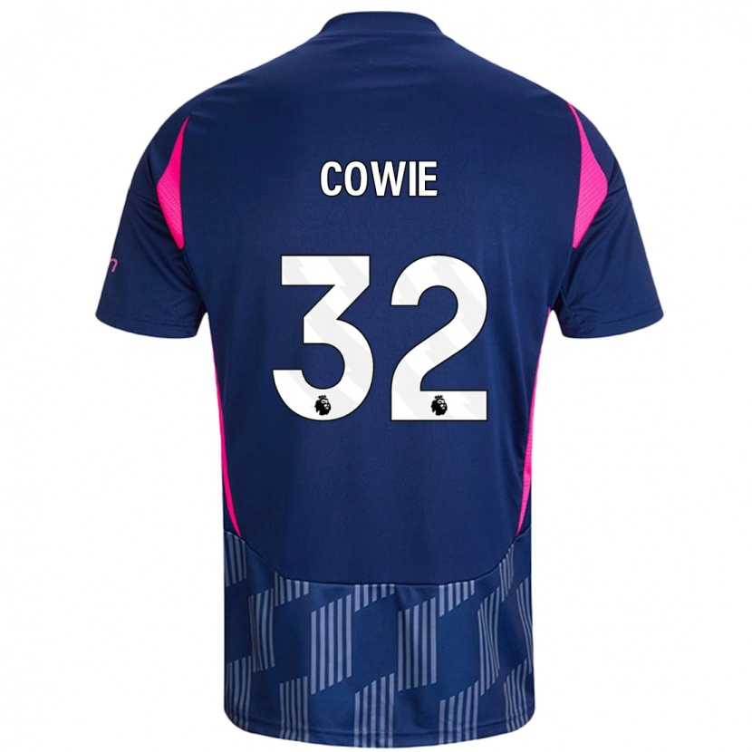 Danxen Herren Abi Cowie #32 Königsblau Rosa Auswärtstrikot Trikot 2024/25 T-Shirt Schweiz