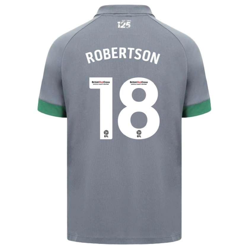 Danxen Herren Alex Robertson #18 Dunkelgrau Auswärtstrikot Trikot 2024/25 T-Shirt Schweiz