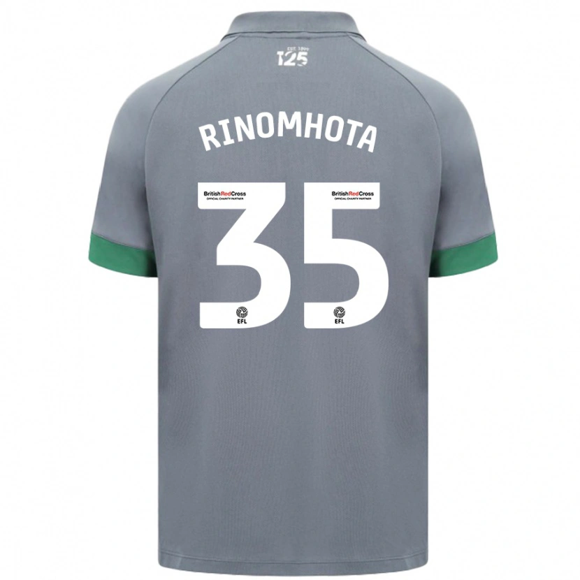 Danxen Herren Andy Rinomhota #35 Dunkelgrau Auswärtstrikot Trikot 2024/25 T-Shirt Schweiz