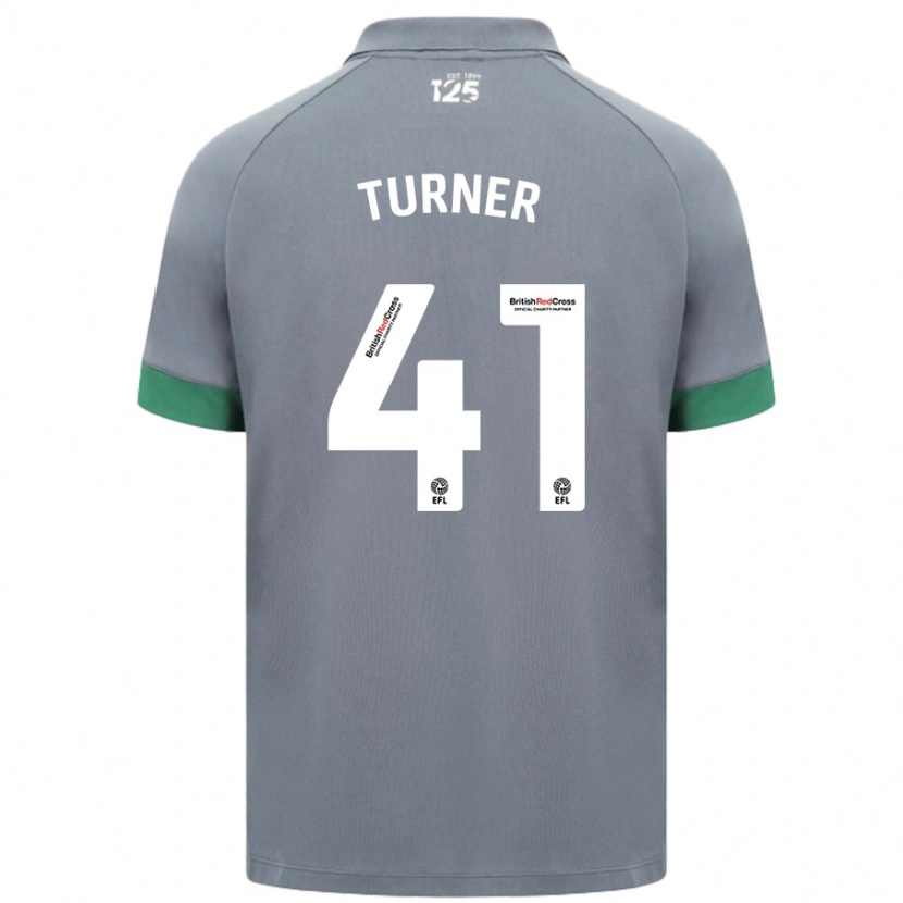 Danxen Herren Matthew Turner #41 Dunkelgrau Auswärtstrikot Trikot 2024/25 T-Shirt Schweiz