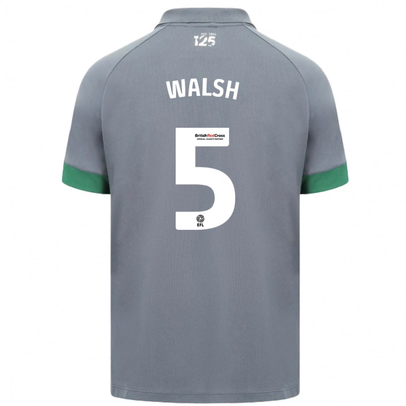 Danxen Herren Siobhan Walsh #5 Dunkelgrau Auswärtstrikot Trikot 2024/25 T-Shirt Schweiz