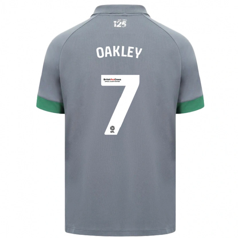 Danxen Herren Rhianne Oakley #7 Dunkelgrau Auswärtstrikot Trikot 2024/25 T-Shirt Schweiz