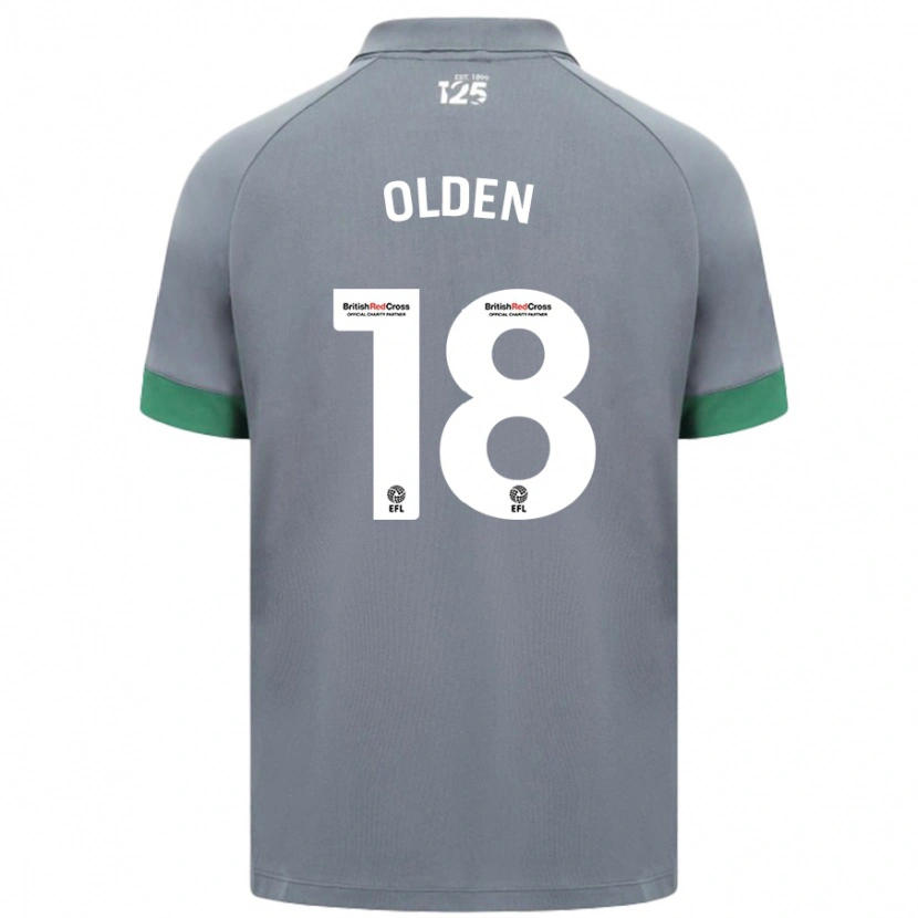 Danxen Herren Mackenzie Olden #18 Dunkelgrau Auswärtstrikot Trikot 2024/25 T-Shirt Schweiz