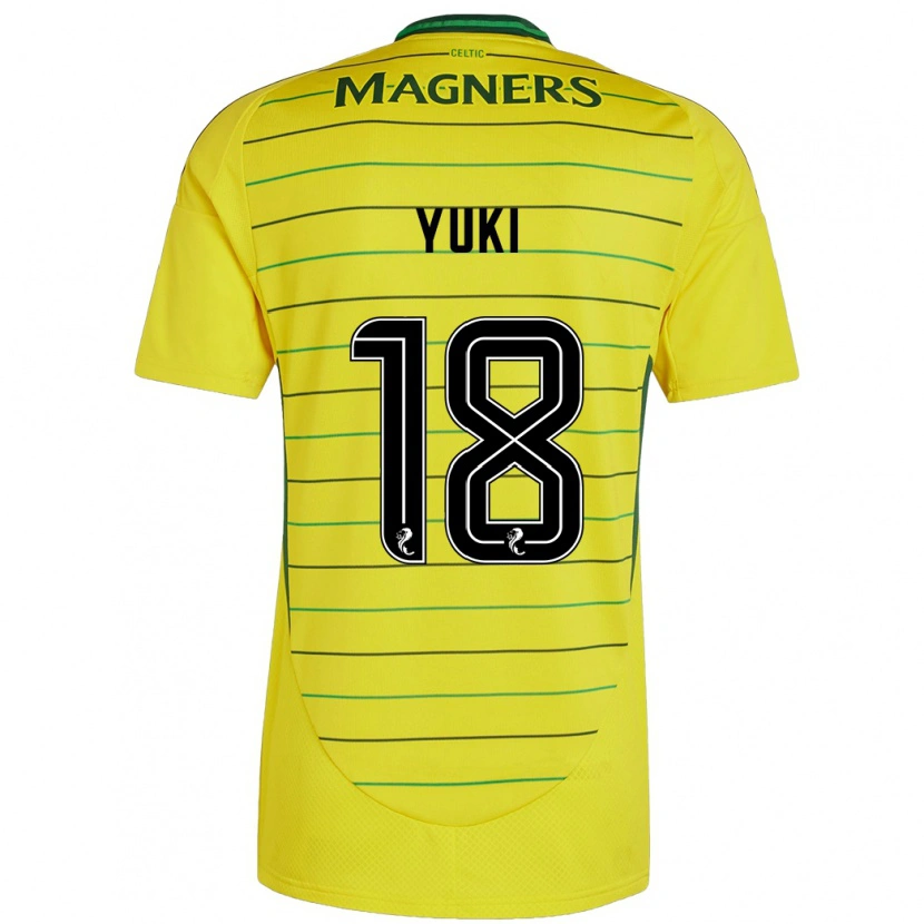 Danxen Herren Yuki Kobayashi #18 Gelb Auswärtstrikot Trikot 2024/25 T-Shirt Schweiz