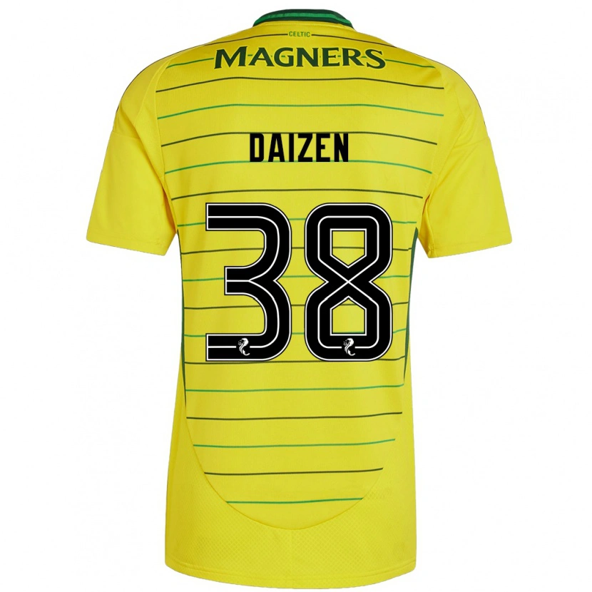 Danxen Herren Daizen Maeda #38 Gelb Auswärtstrikot Trikot 2024/25 T-Shirt Schweiz