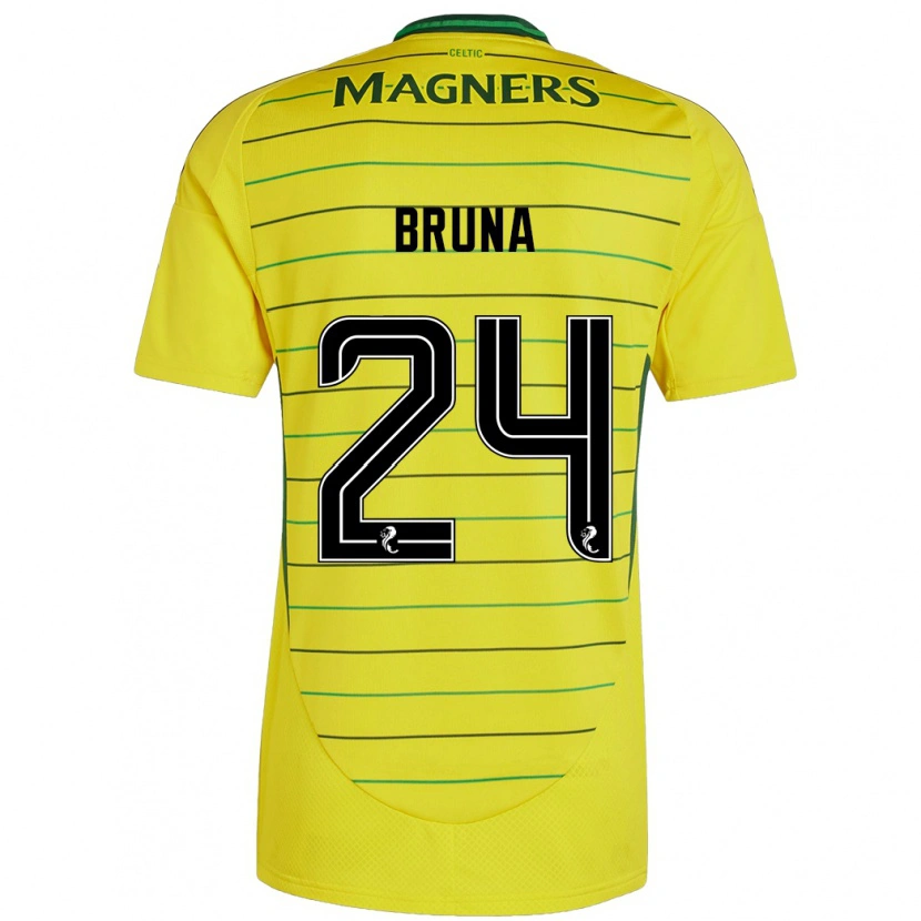 Danxen Herren Bruna Lourenço #24 Gelb Auswärtstrikot Trikot 2024/25 T-Shirt Schweiz