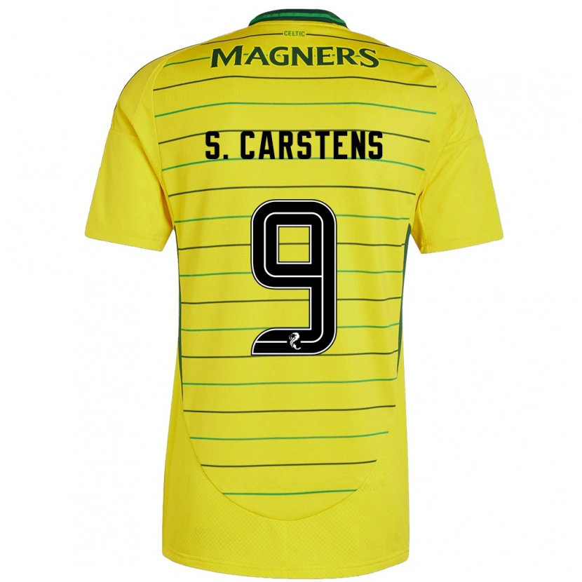 Danxen Herren Signe Carstens #9 Gelb Auswärtstrikot Trikot 2024/25 T-Shirt Schweiz