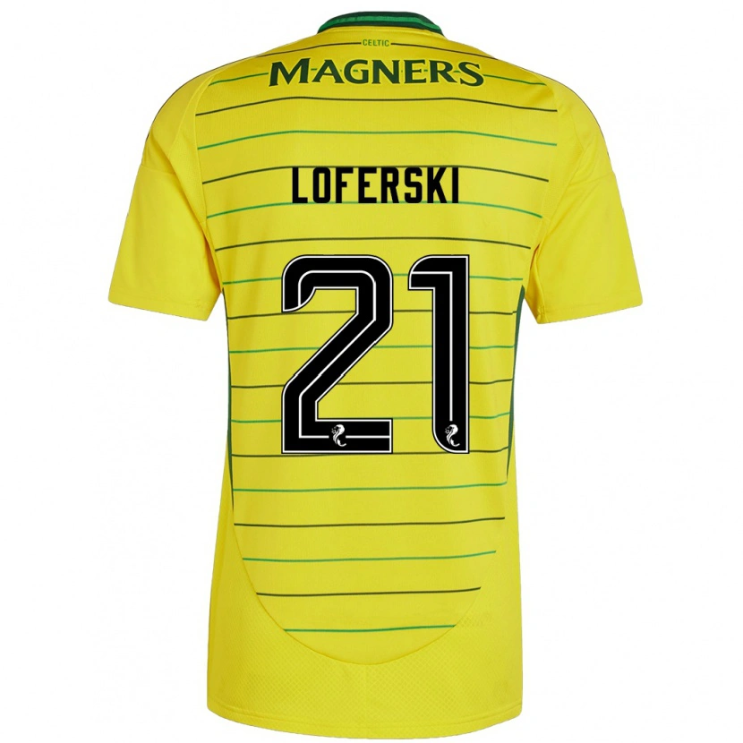 Danxen Herren Kit Loferski #21 Gelb Auswärtstrikot Trikot 2024/25 T-Shirt Schweiz