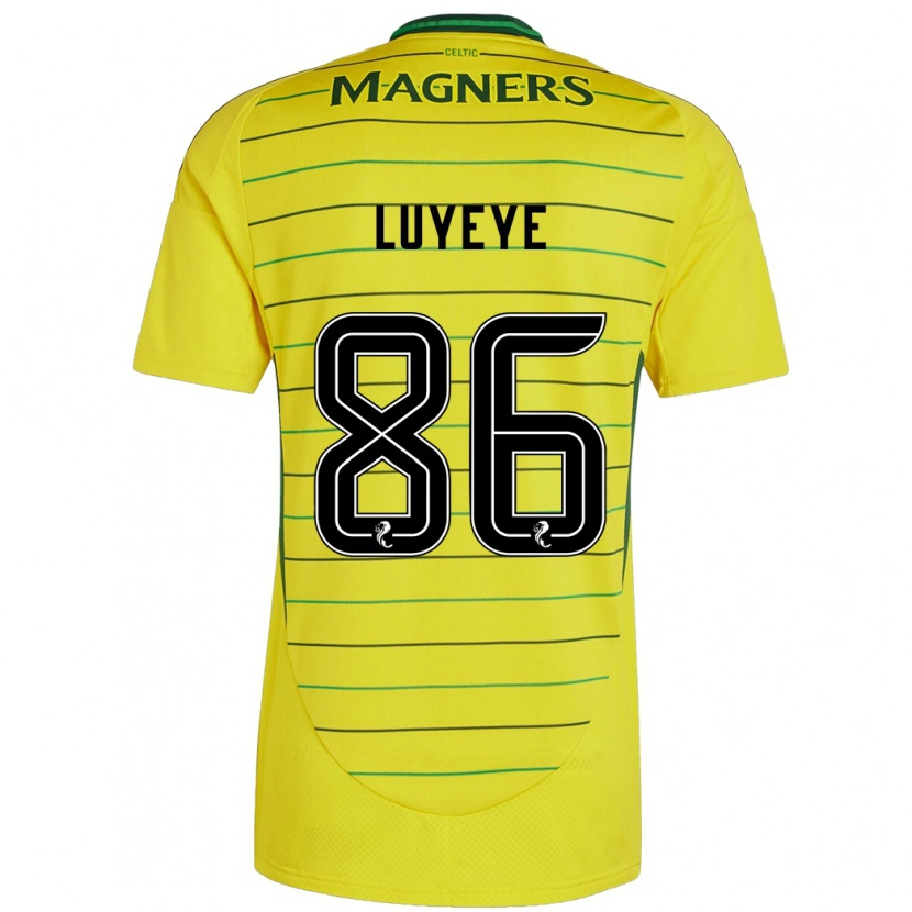 Danxen Herren Benny-Jackson Luyeye #86 Gelb Auswärtstrikot Trikot 2024/25 T-Shirt Schweiz