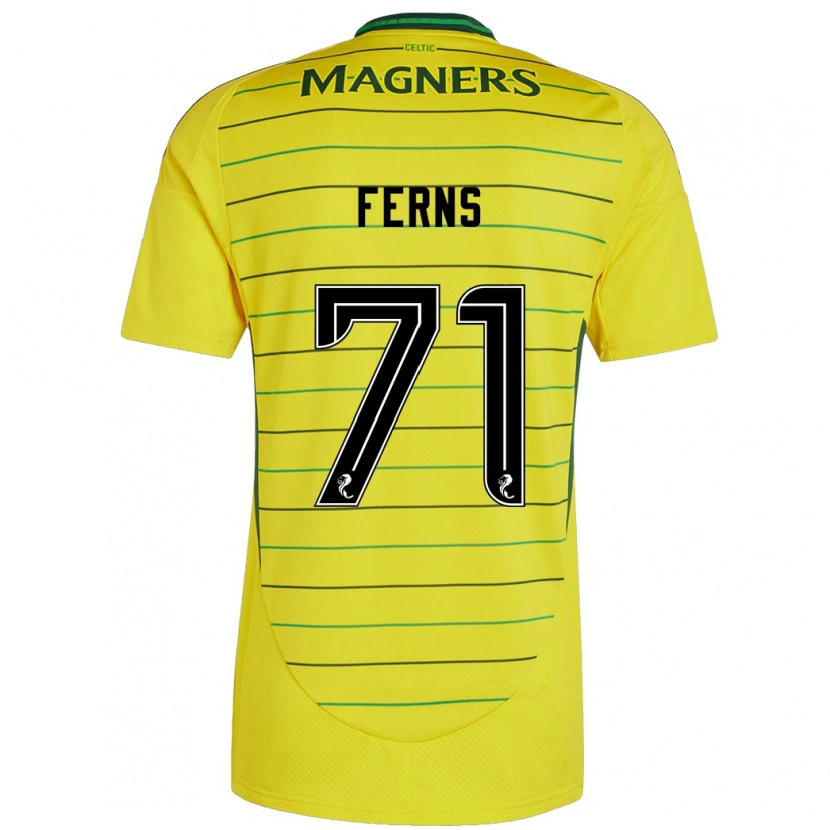 Danxen Herren Abbie Ferns #71 Gelb Auswärtstrikot Trikot 2024/25 T-Shirt Schweiz