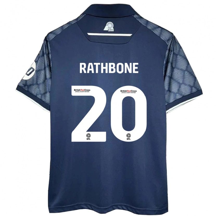 Danxen Herren Ollie Rathbone #20 Schwarz Auswärtstrikot Trikot 2024/25 T-Shirt Schweiz