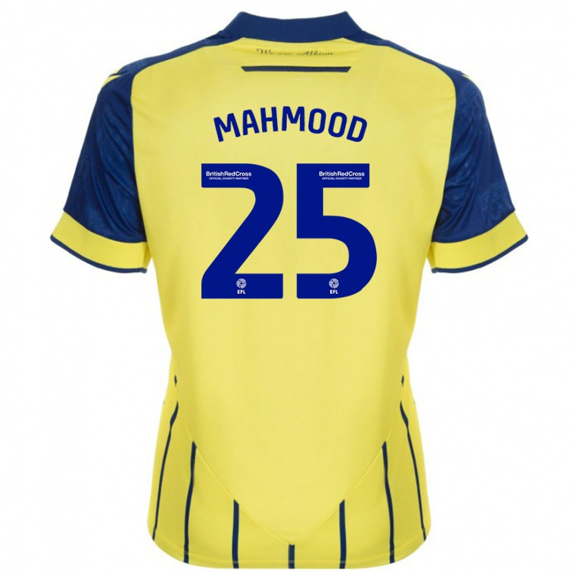 Danxen Herren Mahmood #25 Gelb Blau Auswärtstrikot Trikot 2024/25 T-Shirt Schweiz