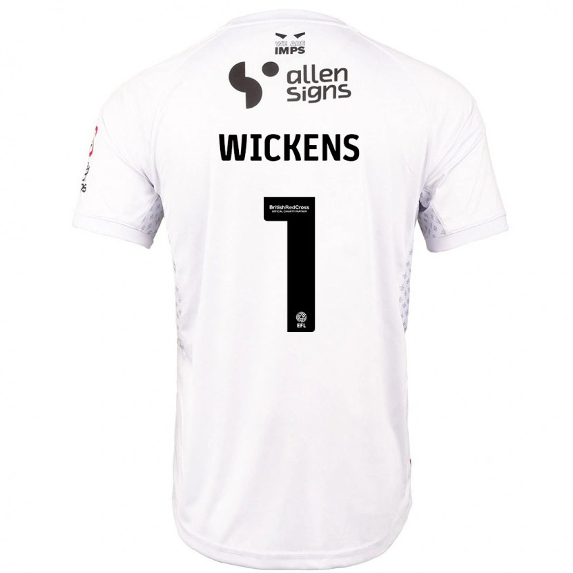 Danxen Herren George Wickens #1 Rot Weiß Auswärtstrikot Trikot 2024/25 T-Shirt Schweiz