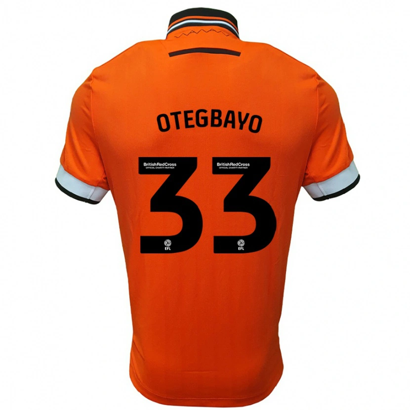 Danxen Herren Gabriel Otegbayo #33 Orange Weiß Auswärtstrikot Trikot 2024/25 T-Shirt Schweiz