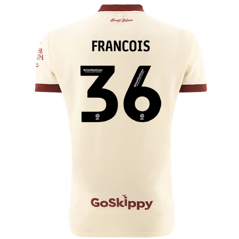 Danxen Herren Marlee Francois #36 Cremeweiß Auswärtstrikot Trikot 2024/25 T-Shirt Schweiz