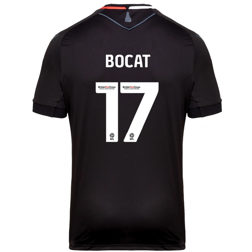 Danxen Herren Eric-Junior Bocat #17 Schwarz Auswärtstrikot Trikot 2024/25 T-Shirt Schweiz