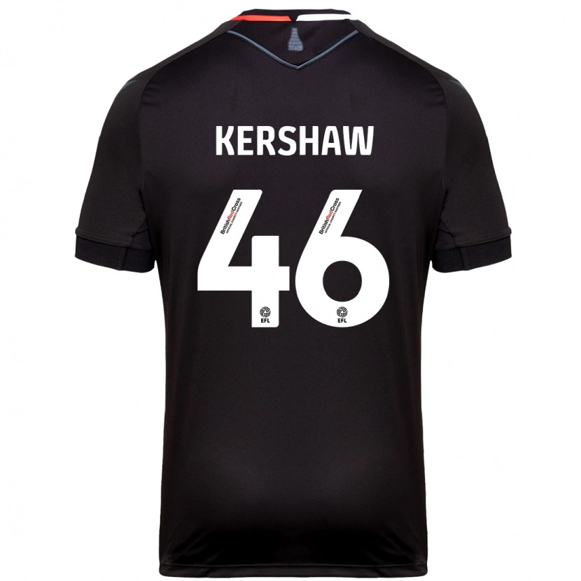 Danxen Herren Ben Kershaw #46 Schwarz Auswärtstrikot Trikot 2024/25 T-Shirt Schweiz