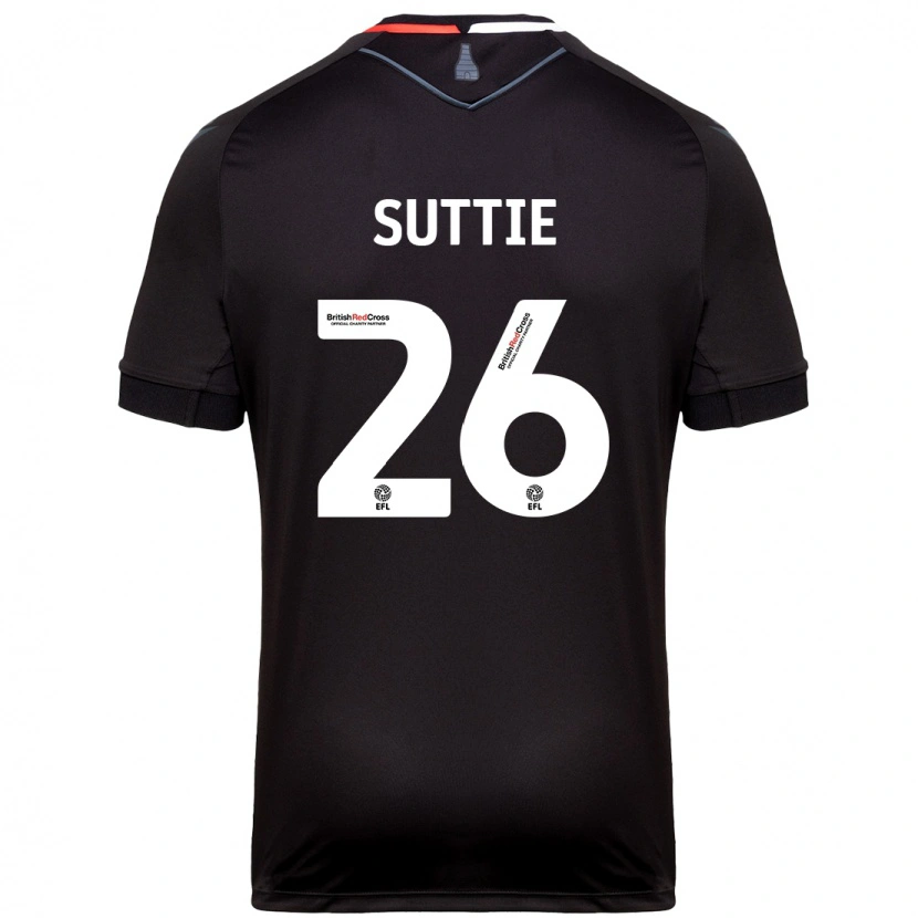 Danxen Herren Arabella Suttie #26 Schwarz Auswärtstrikot Trikot 2024/25 T-Shirt Schweiz