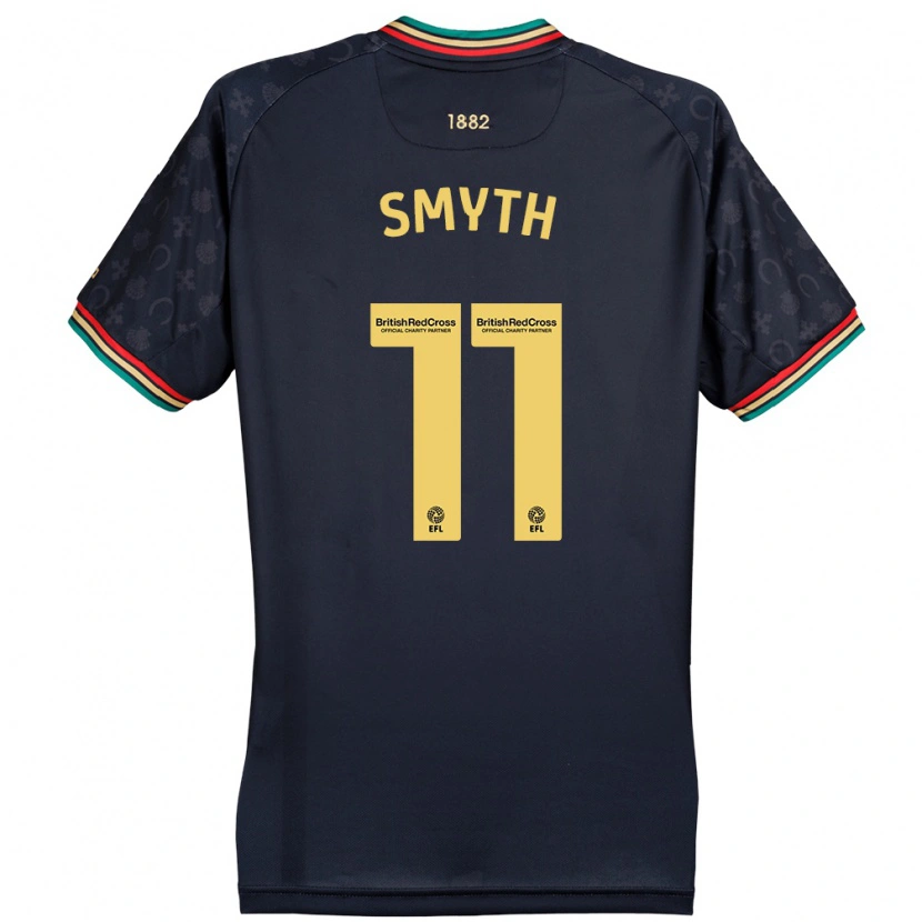 Danxen Herren Paul Smyth #11 Dunkelmarineblau Auswärtstrikot Trikot 2024/25 T-Shirt Schweiz