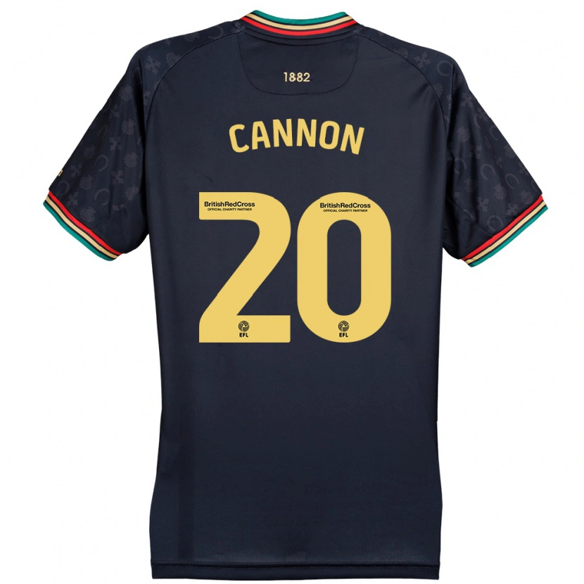 Danxen Herren Reggie Cannon #20 Dunkelmarineblau Auswärtstrikot Trikot 2024/25 T-Shirt Schweiz