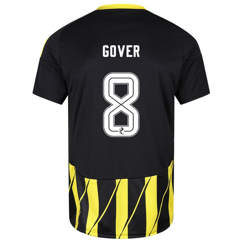 Danxen Herren Chloe Gover #8 Schwarz Gelb Auswärtstrikot Trikot 2024/25 T-Shirt Schweiz