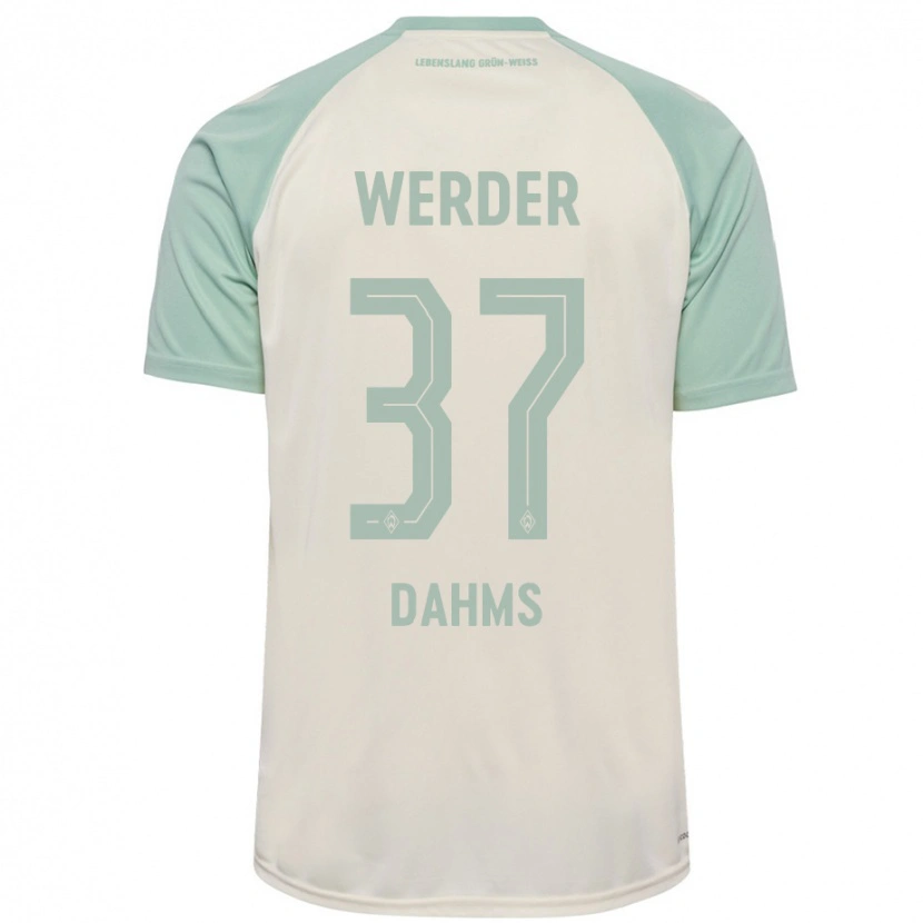 Danxen Herren Lena Dahms #37 Cremeweiß Hellgrün Auswärtstrikot Trikot 2024/25 T-Shirt Schweiz