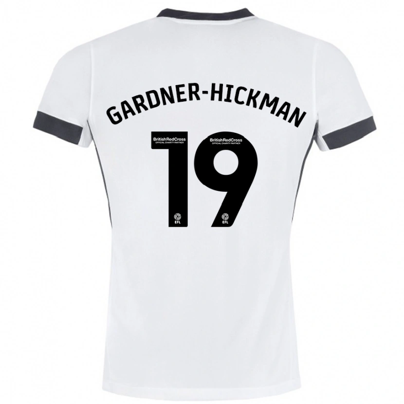 Danxen Herren Taylor Gardner-Hickman #19 Weiß Schwarz Auswärtstrikot Trikot 2024/25 T-Shirt Schweiz