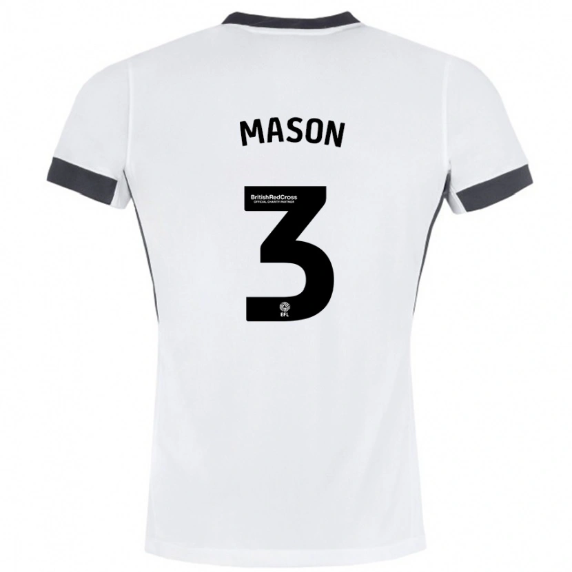 Danxen Herren Ellie Mason #3 Weiß Schwarz Auswärtstrikot Trikot 2024/25 T-Shirt Schweiz