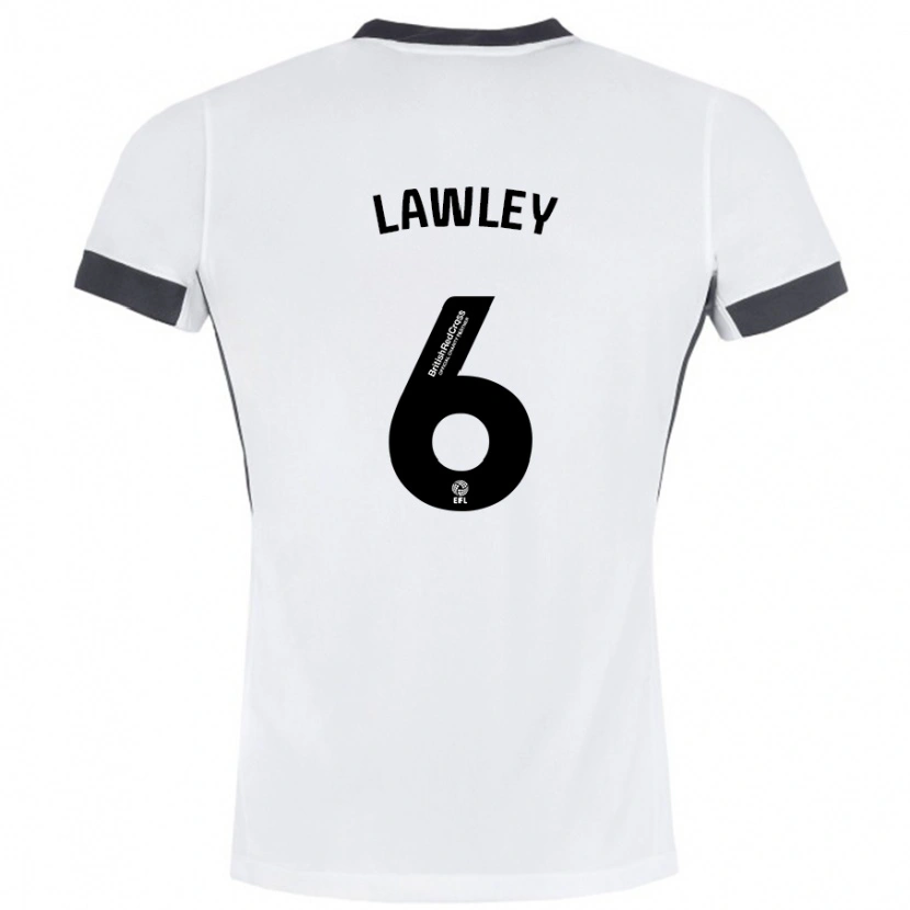 Danxen Herren Gemma Lawley #6 Weiß Schwarz Auswärtstrikot Trikot 2024/25 T-Shirt Schweiz