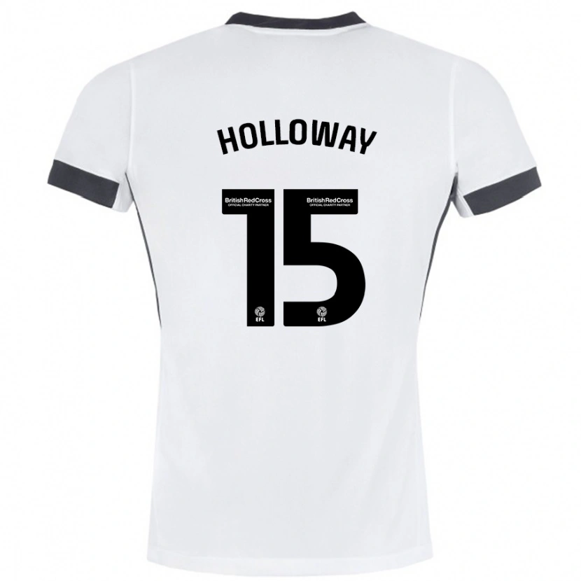 Danxen Herren Rebecca Holloway #15 Weiß Schwarz Auswärtstrikot Trikot 2024/25 T-Shirt Schweiz