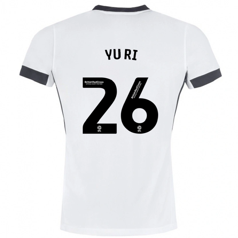 Danxen Herren Choe Yu-Ri #26 Weiß Schwarz Auswärtstrikot Trikot 2024/25 T-Shirt Schweiz