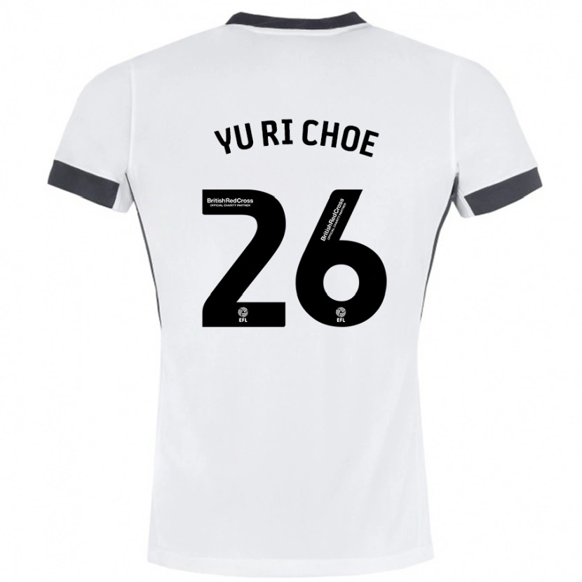 Danxen Herren Yu-Ri Choe #26 Weiß Schwarz Auswärtstrikot Trikot 2024/25 T-Shirt Schweiz