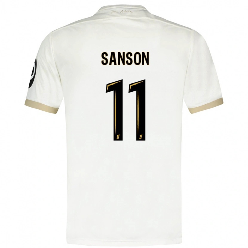 Danxen Herren Morgan Sanson #11 Weißgold Auswärtstrikot Trikot 2024/25 T-Shirt Schweiz