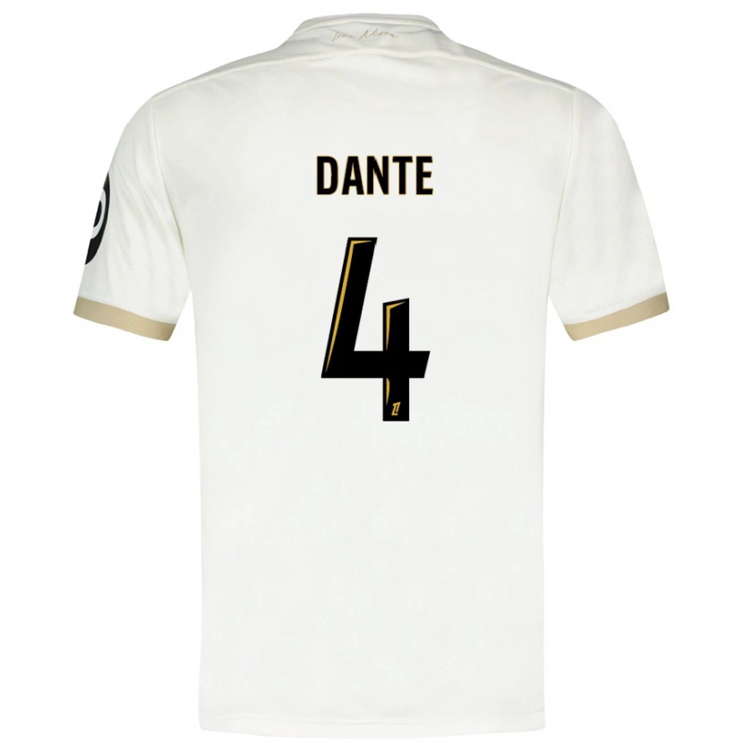 Danxen Herren Dante #4 Weißgold Auswärtstrikot Trikot 2024/25 T-Shirt Schweiz