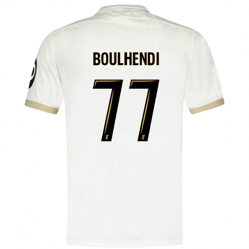 Danxen Herren Teddy Boulhendi #77 Weißgold Auswärtstrikot Trikot 2024/25 T-Shirt Schweiz